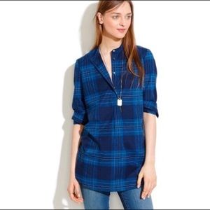 Madewell • Blue Plaid Tunic
